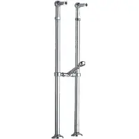 Hak Conector Sapho ANTEA para grifos de bañera independientes, 1 par, cromo