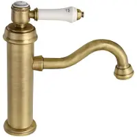 Sapho VIENNA: Grifo para lavabo con sistema de desagüe, color bronce