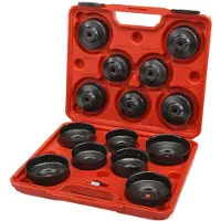 HBM Conjunto de desmontaje de filtro de aceite - Juego de 15 partes de filtro de aceite