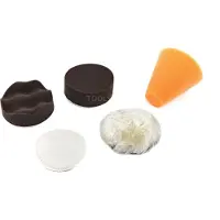 HBM 5 Piezas 75 mm Set de pulido para pulidora, amoladora a batería