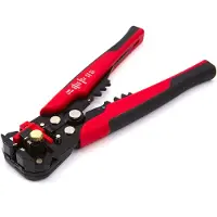 HBM Alicate automático Profi 4 en 1 para pelar cables con función de corte y crimpado