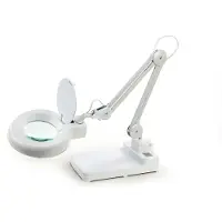 HBM lámpara lupa LED ajustable, modelo de mesa