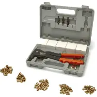 HBM Pinza de remache ciega Profi M3 – M6 incl 100 tuercas de remache de acero