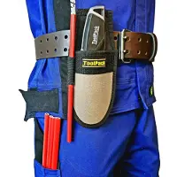Toolpack TPI; juego de lápices de carpintero, de forma ovalada, de grafito negro HB, 50 lápices en caja