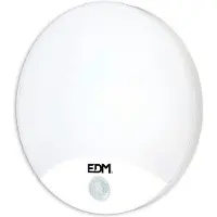 EDM Aplique LED EDM 32537, fabricado en polipropileno, con casquillo E15, potencia de 15W, consumo de 13W, flujo luminoso de 1250 lúmenes, luz blanca (4000 K)