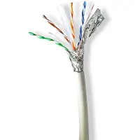 Nedis Cable De Red De Carrete Cat6a Solid Sf/utp Copper 100 M Indoor Lszh