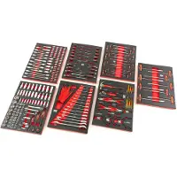OEM 262 Piezas Recambio de Herramienta Premium para Carro de Herramientas - ROJO