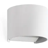 Faro 70686, iluminación de pared para exteriores, blanco, aluminio, IP54, Clase I, 3 W
