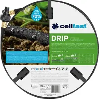 Cellfast Tubería De Riego Por Goteo 12.5 Mm X 7.5 M 1/2´´