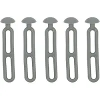 Pricenet Soportes para escalera de 10,5 cm con botón - juego de 5 unidades