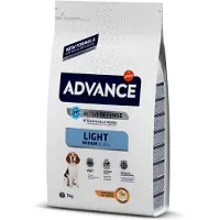 Affinity CANINE ADULT LIGHT, pollo, tamaño mediano, 3 kg (producto no sujeto a devolución)
