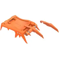 Petzl - Crampones alpinismo - Bloque Delantero Dart - Naranja