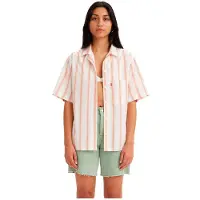 Levi's Alfie Button-down Shirt Beige Talla: XXS | Camisas Outlet | Mujer | Marrón