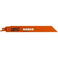 Bahco Hoja para sierra de calar , Sandflex, bimetálica, 228 mm, 10 dientes por pulgada, HST, paquete de 5 unidades