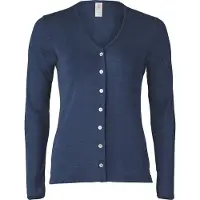 Engel - Women's Fine Ribbed Cardigan - Chaqueta de lana size 34/36, azul