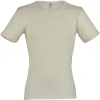 Engel - Undershirt S/S - Ropa interior merino size 50/52, blanco