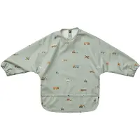 Liewood Babero azul claro / marrón / verde pastel / offwhite