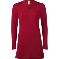 Engel - Women's Longshirt - Ropa interior merino size 38/40, rojo