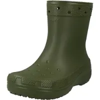 Crocs - Classic Rain Boot - Botas de agua size M5 / W7, oliva