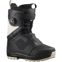 Salomon Snowboard - Botas de snowboard hombre - Trek Black/Black/White - Talla 42,5 - Negro