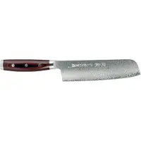 Yaxell Super Gou 37101 santoku Acero de damasco de 161 capas, 16,5 cm