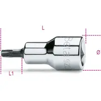 Beta Llave de vaso con cabeza hexagonal, tipo Torx, artículo 920TX, marca , modelo T70