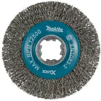 Makita Cepillo redondo de , cepillo de lija, acero al carbono, 12500 RPM, 11,5 cm, 0,3 mm
