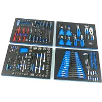 OEM 154 dlg Premium Recambio de herramientas para carro de herramientas - AZUL