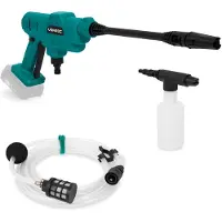 Vonroc Hidrolimpiadora sin cable 20V - 24 bar| Incl. Accesorios - Excl. Batería y cargador rápido