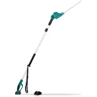 Vonroc Cortasetos telescópico 20V - 200 hasta 260 cm. | sin batería y cargador rápido