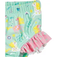 Playshoes Protección UV 'Einhorn' amarillo / menta / rosa / blanco