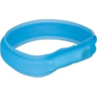 Trixie Banda Luminosas con USB - L / XL - Azul - 70 cm / 30 mm