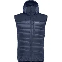 Norrøna - Plumíferos esquí - Falketind Down750 Vest M Indigo Night - Talla S - Azul marino