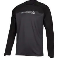 Endura - MT500 Burner Trikot Langarm - Maillot de ciclismo size M, negro/gris