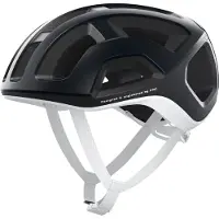 POC - Cascos para bicicleta - Ventral Lite Uranium Black/Hydrogen White Matt - Talla 50-56 cm - Negro