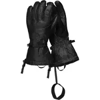 Norrøna - Guantes de esquí - Trollveggen Gore-Tex Gloves Caviar de Cuero - Talla M - Negro