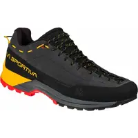 La Sportiva - Zapatillas de senderismo Hombre - TX Guide Leather Carbon/Yellow de Cuero - Talla 42,5 - Gris