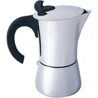 Basic Nature - Espresso Maker Stainless Steel size 4 Tassen, stainless steel