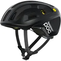 POC - Cascos para bicicleta - Octal Mips Uranium Black Matt - Talla 50-56 cm - Negro