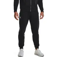 Under Armour Pantalón deportivo 'Essential' negro / blanco