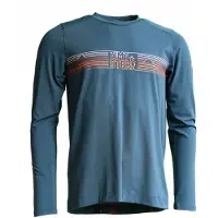 Zimtstern - Trailflowz Shirt L/S - Camiseta de manga larga size L, azul