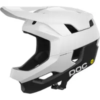 POC - Cascos MTB - Otocon Race Mips Hydrogen White/Uranium Black Matt - Talla 59-62 cm - Blanco