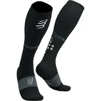 Compressport - Full Socks Oxygen - Calcetines de compresión size T3 - EU 42-44, negro