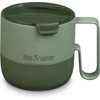 Klean Kanteen - Rise Mug Flip Lid - Vaso aislante size 414 ml, verde