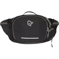 Norrøna - Mochilas y Riñoneras MTB - Fjørå Econyl195 6L Hip Pack Caviar de Nylon - Negro