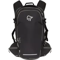Norrøna - Fjørå Econyl195 18 Pack - Mochila de ciclismo negro/gris