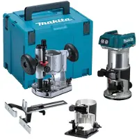 Makita Fresadora y recortadora de 18 V DRT50ZJX2