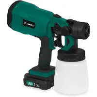 Vonroc Pistola de pulverización inalámbrica 20V - 2.0Ah | Incl. batería y cargador rápido