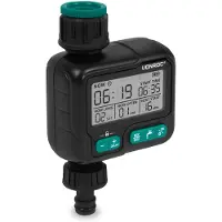 Vonroc Temporizador de riego - Digital | programable de 1h a 15 días/1seg a 99min