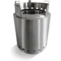 Origin Outdoors - Holzofen Funnel - Hornillos de combustible seco stainless steel